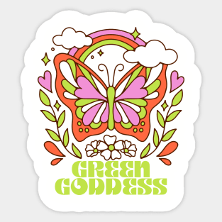 Green Goddess Sticker